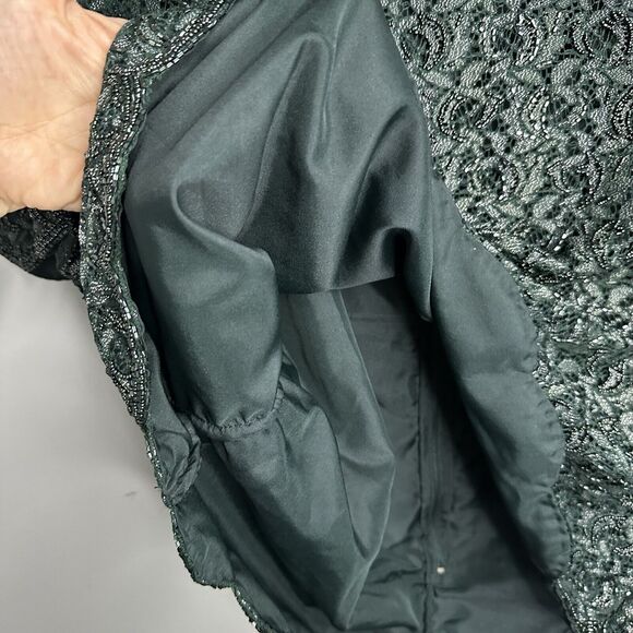 Vintage Brilliante by J.A. Beaded Green Top Plus 3x Cruise Vacation Event - Picture 5 of 9